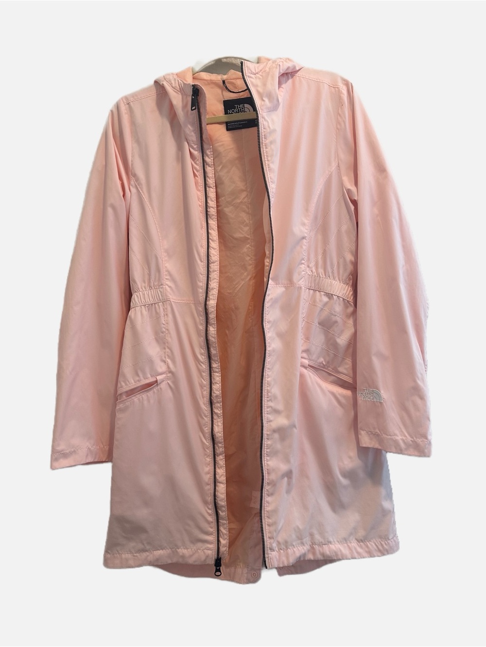 The North Face Women's Pale Pink Hooded Trench Coat
